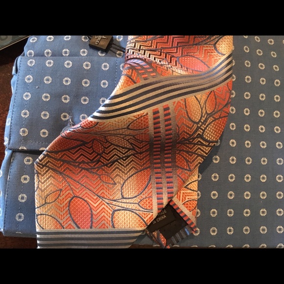 NEW MEN’S SAMBUCA SPORT SHIRT BLUE & WHITE - Picture 7 of 8